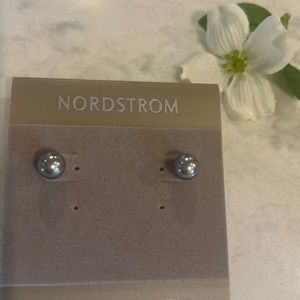 Nordstrom Gray Pearl Earrings